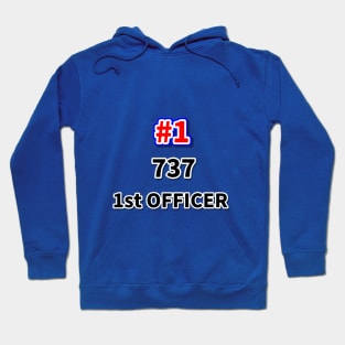 Number one 737 first officer Hoodie